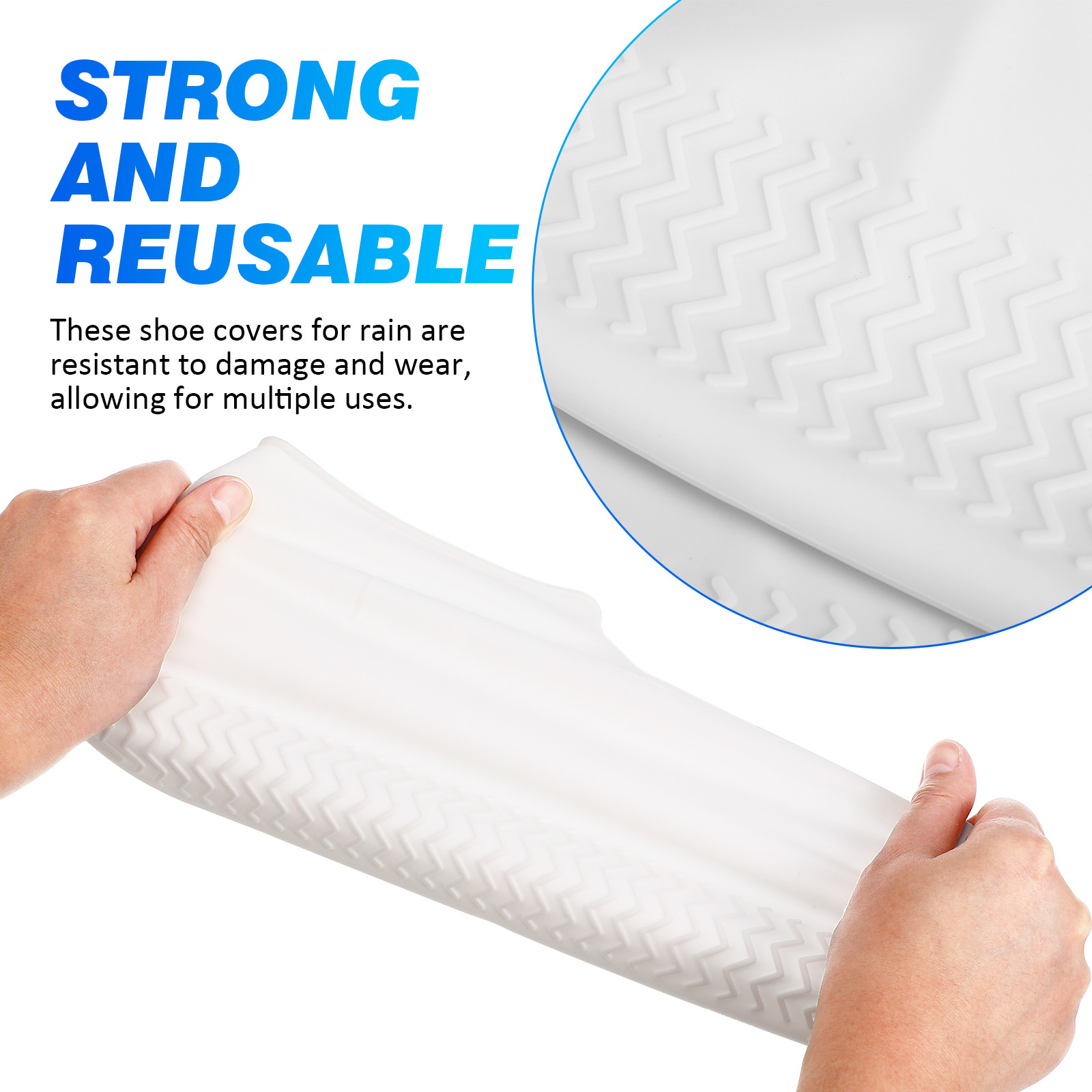 2 Pairs White L Size Waterproo - Sneaker Protector review and price